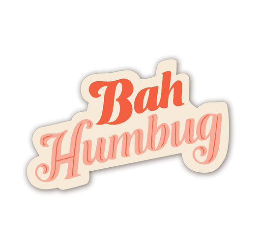 Bah Humbug Sticker - vibeboxshop