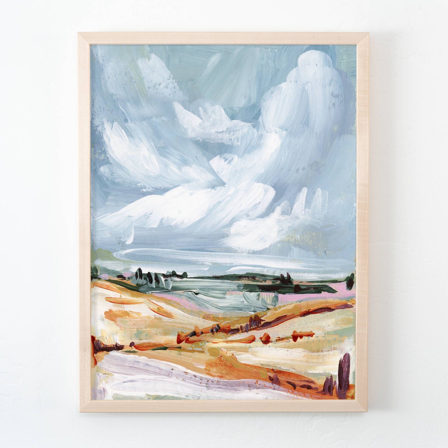 Colorful Landscape Art Print - vibeboxshop
