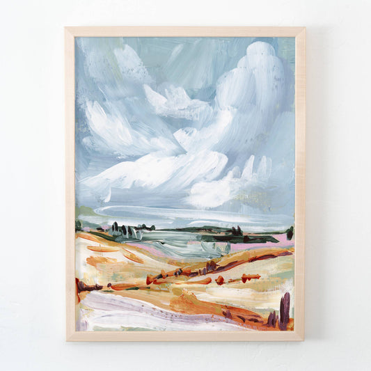 Colorful Landscape Art Print - vibeboxshop