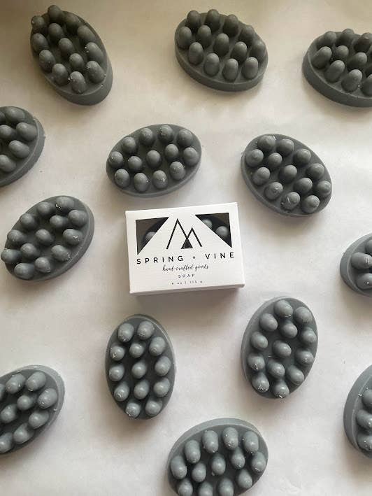 Juniper + Charcoal Facial Handmade Soap - vibeboxshop