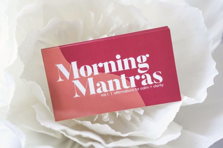 Morning Mantra Affirmation Cards - vibeboxshop