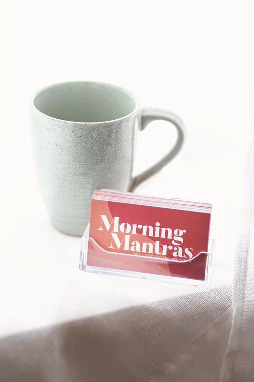 Morning Mantra Affirmation Cards - vibeboxshop