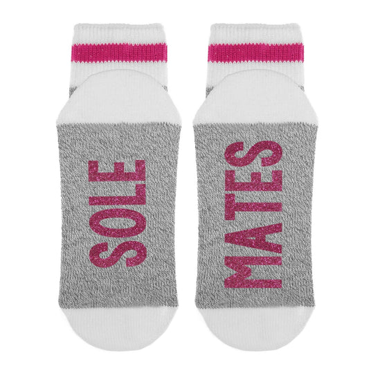 Sole Mates: Glitter Pink - vibeboxshop