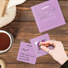 Things to do with Mom Bucket List Scratch Cards - vibeboxshop