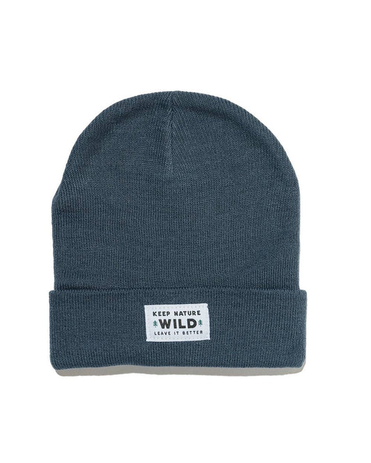 Twin Pines Cuffed Beanie | Slate - vibeboxshop