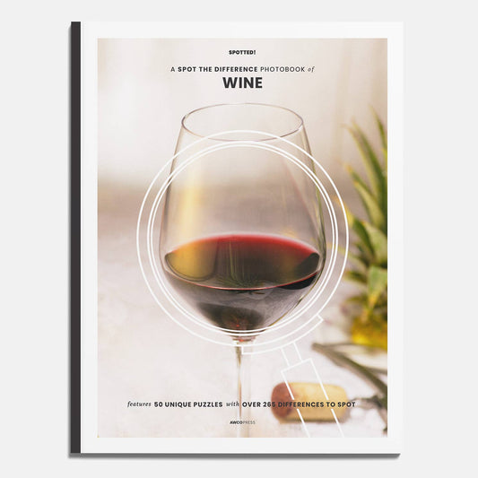 Wine Spot the Difference Puzzles, Activity Book, I Spy - vibeboxshop