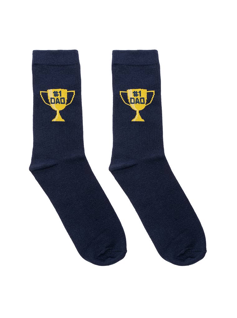#1 Dad Socks - 3D - vibeboxshop