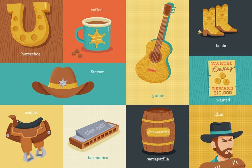 100 First Words for Little Cowpokes - vibeboxshop