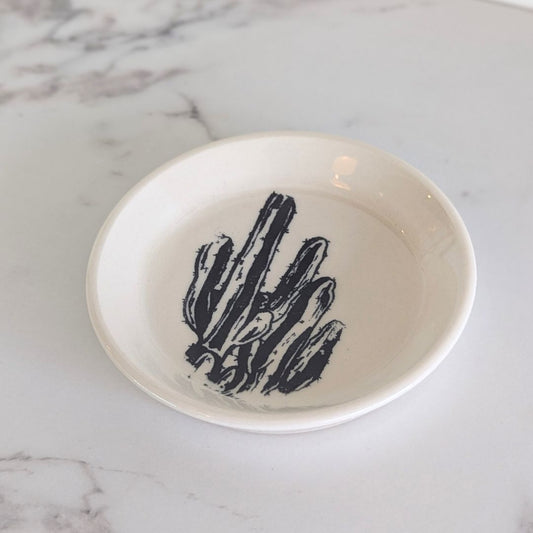 Ceramic Saguaro Trinket Tray