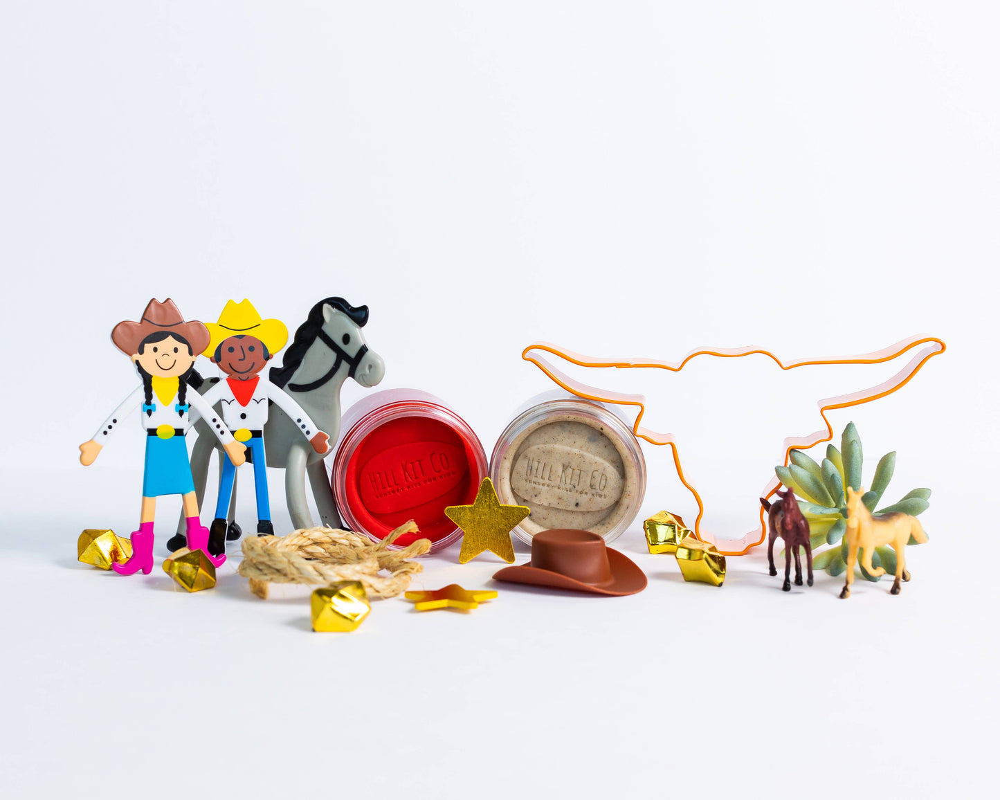 Western Play Dough Kit; Cowboys & Cowgirls Standard Kit
