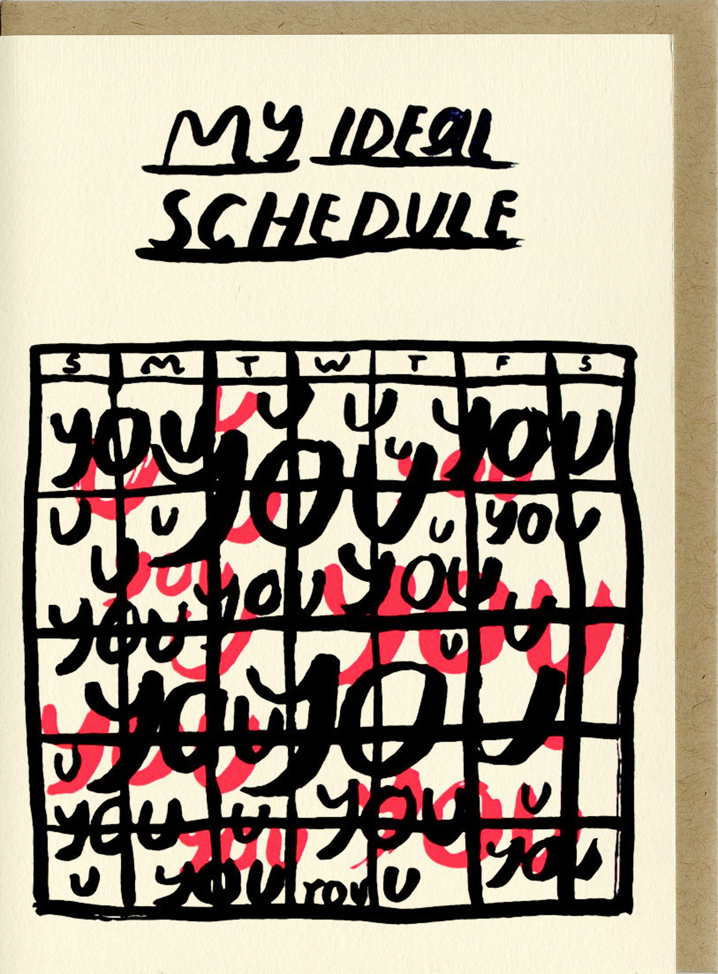 My Ideal Schedule