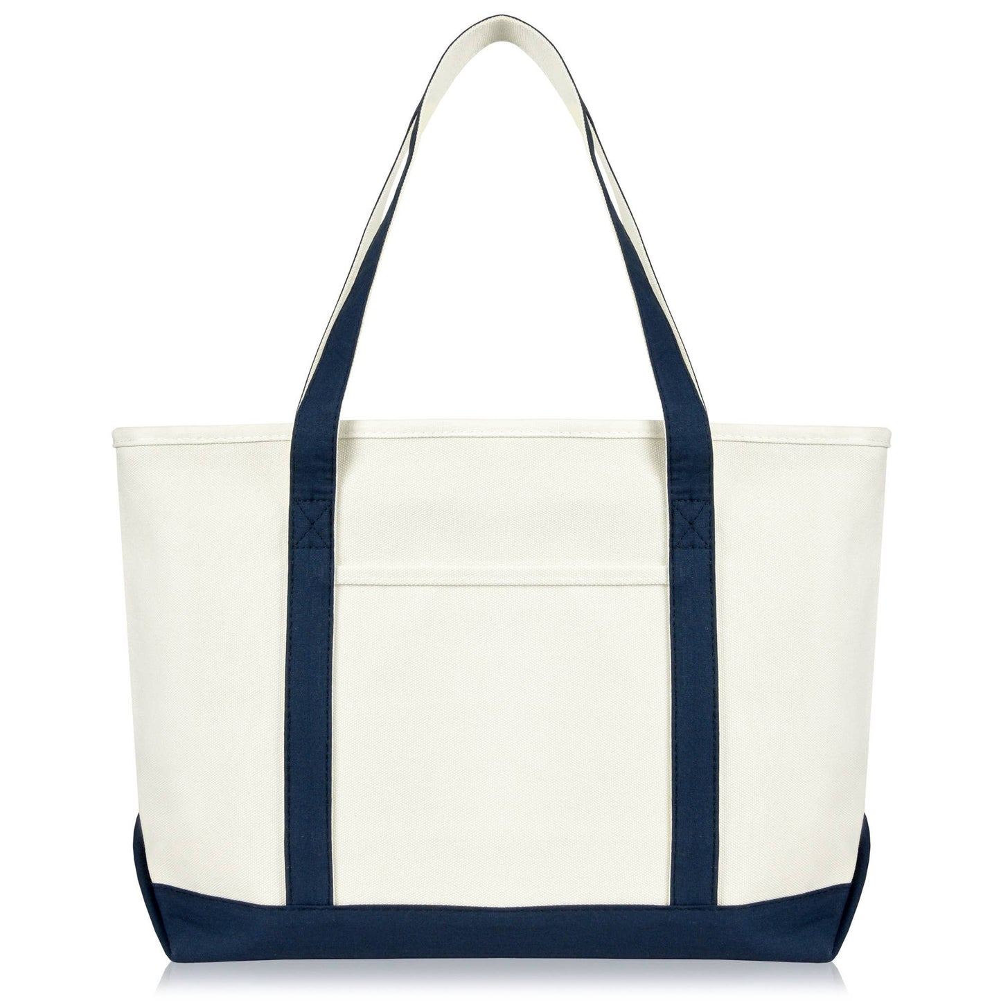 DALIX 23" Premium 24 oz. Cotton Canvas Shopping Tote Bag