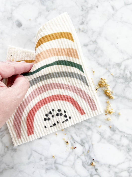 3pc Set of Reusable Dishcloths - Prismatic - vibeboxshop
