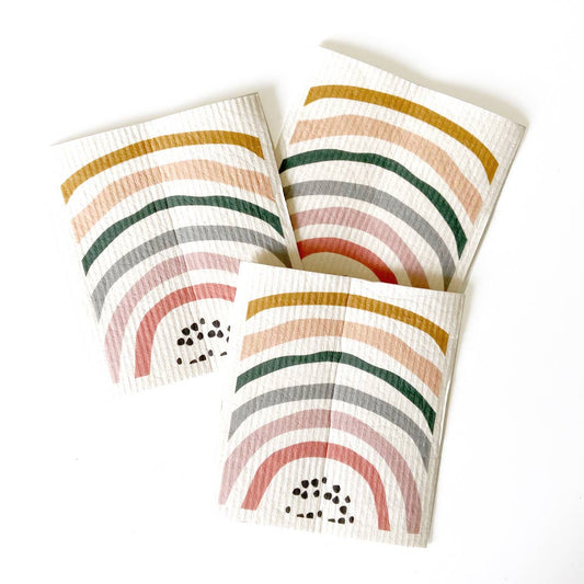 3pc Set of Reusable Dishcloths - Prismatic - vibeboxshop