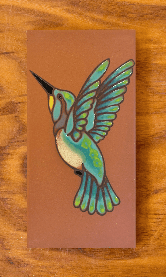 3x6 Hummingbird Tile Art Gift - vibeboxshop