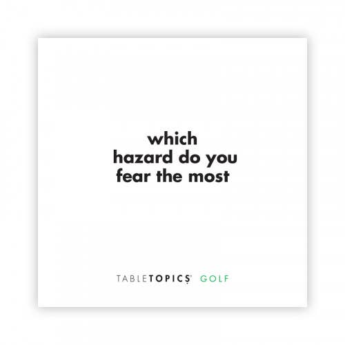 Golf Table Topics