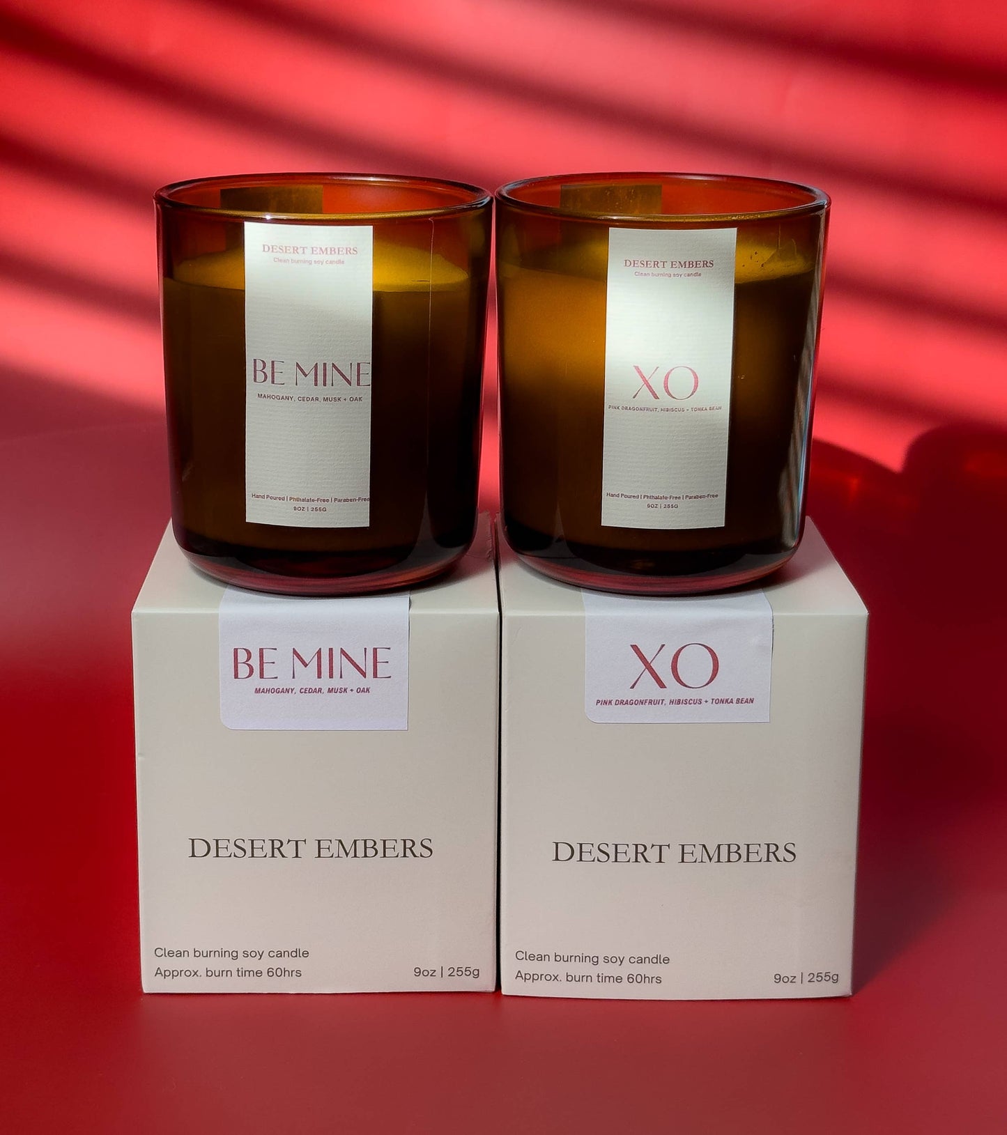 XO: Hibiscus + Dragonfruit Soy Candle 