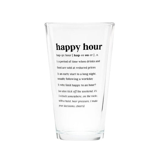 Happy Hour Pint Glass