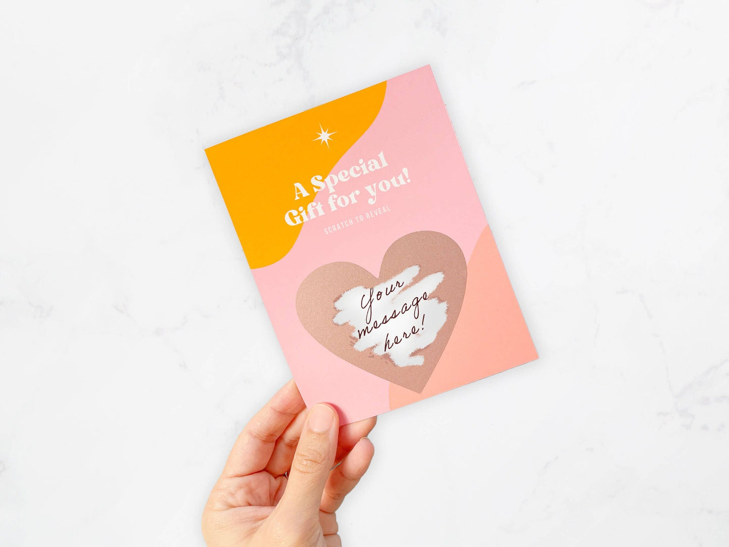 Scratch to Reveal Greeting Card