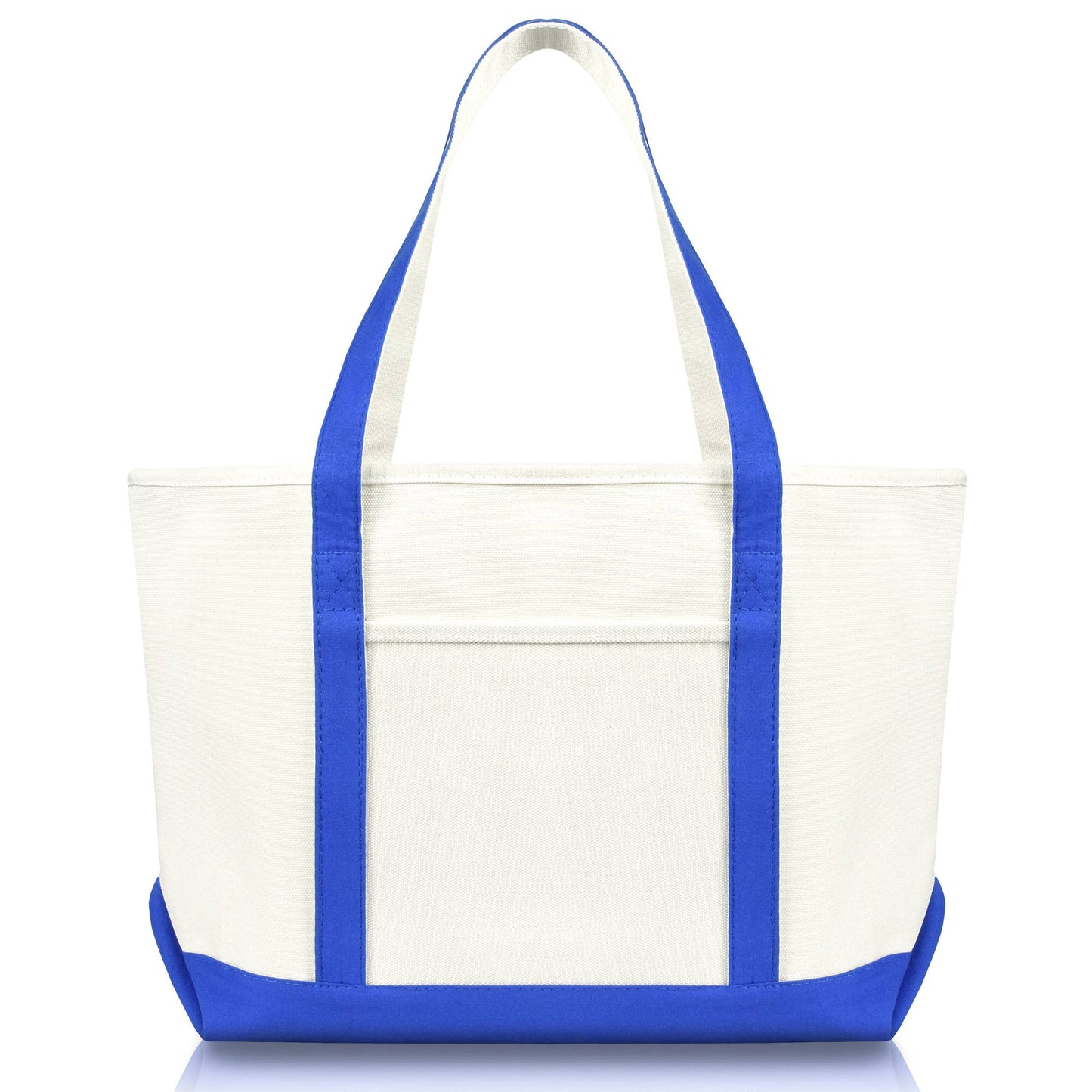 DALIX 23" Premium 24 oz. Cotton Canvas Shopping Tote Bag
