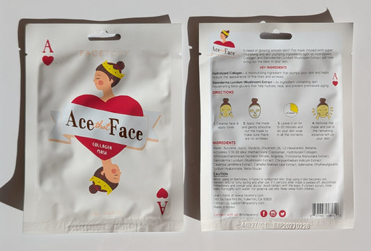 Ace That Face- Collagen Face Mask