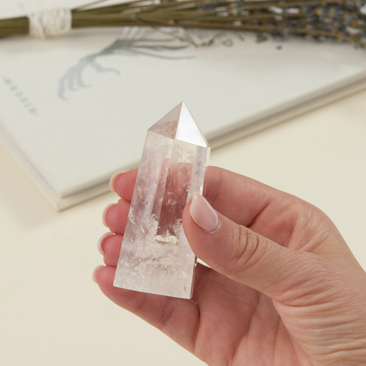 Clear Quartz Crystal Tower