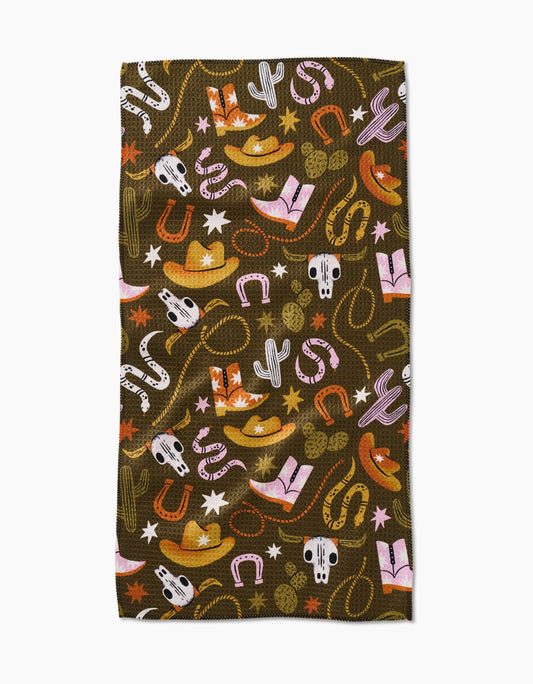 Wild Cowboy Bar Towel