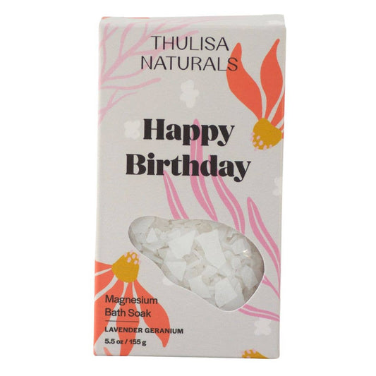 Lavender Geranium Magnesium Bath Soak | Happy Birthday