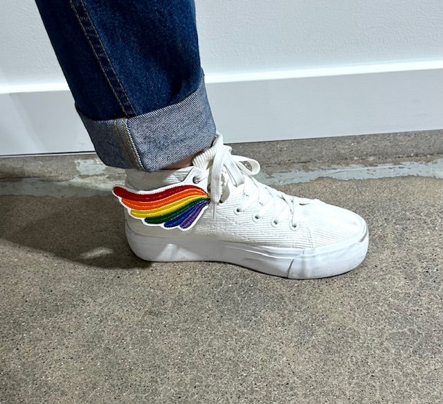 Shoe Wings- Rainbow