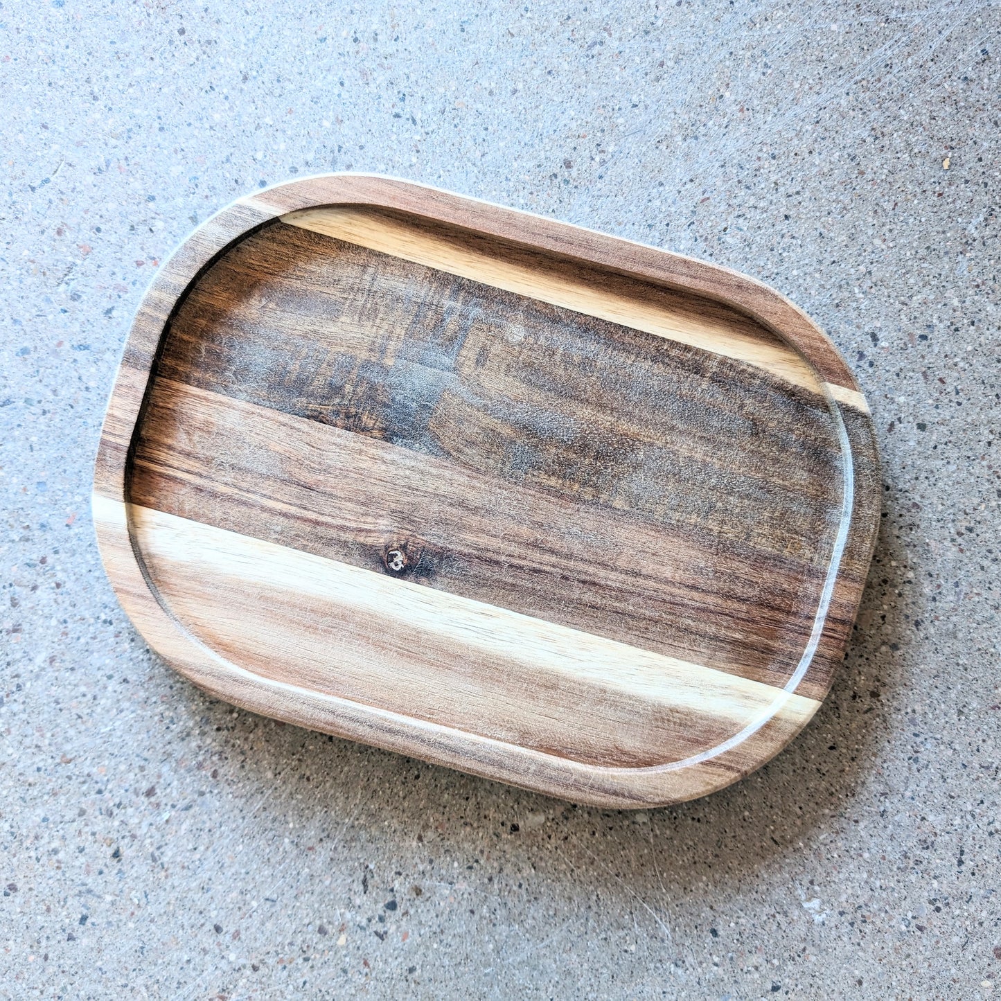 Acai wood tray