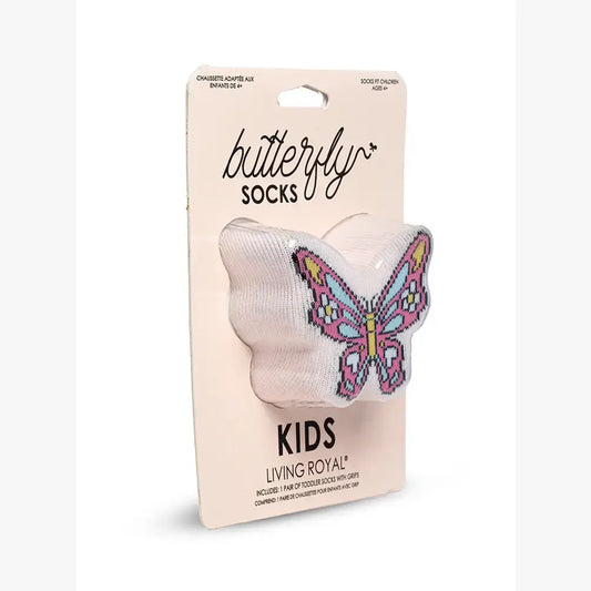 Butterfly Kids Socks - 3D