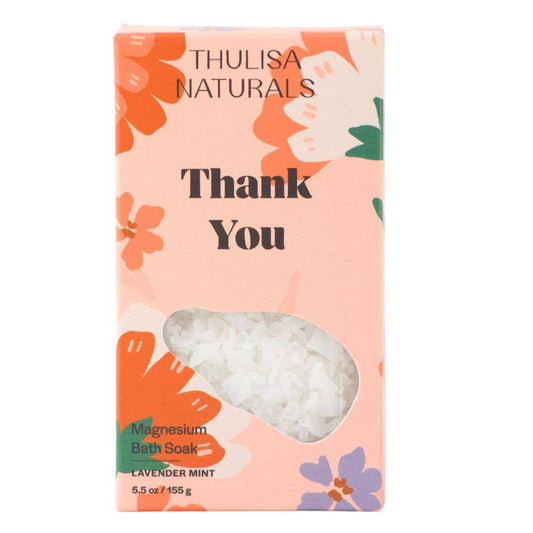 Lavender Mint Magnesium Bath Soak | Thank You