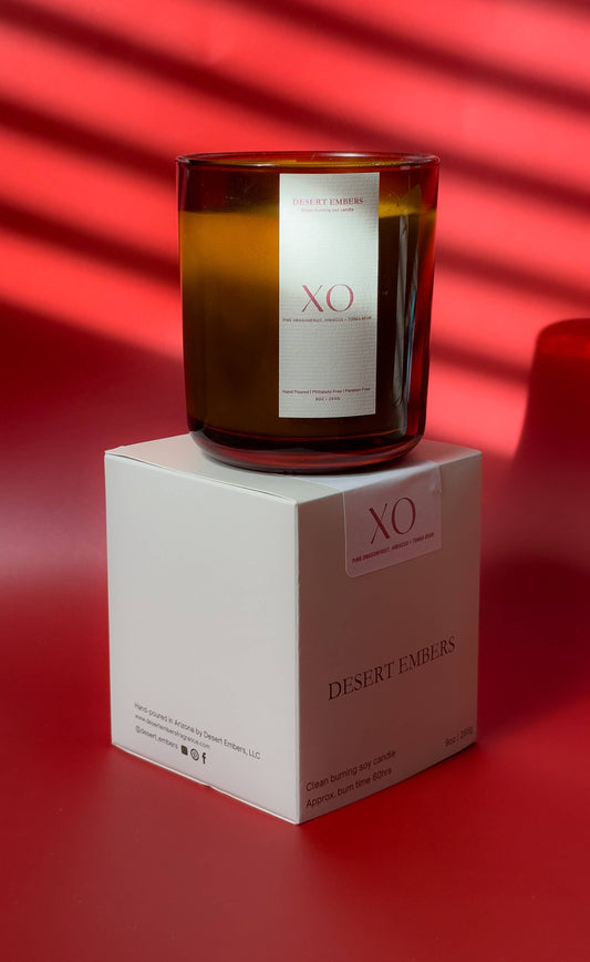 XO: Hibiscus + Dragonfruit Soy Candle 