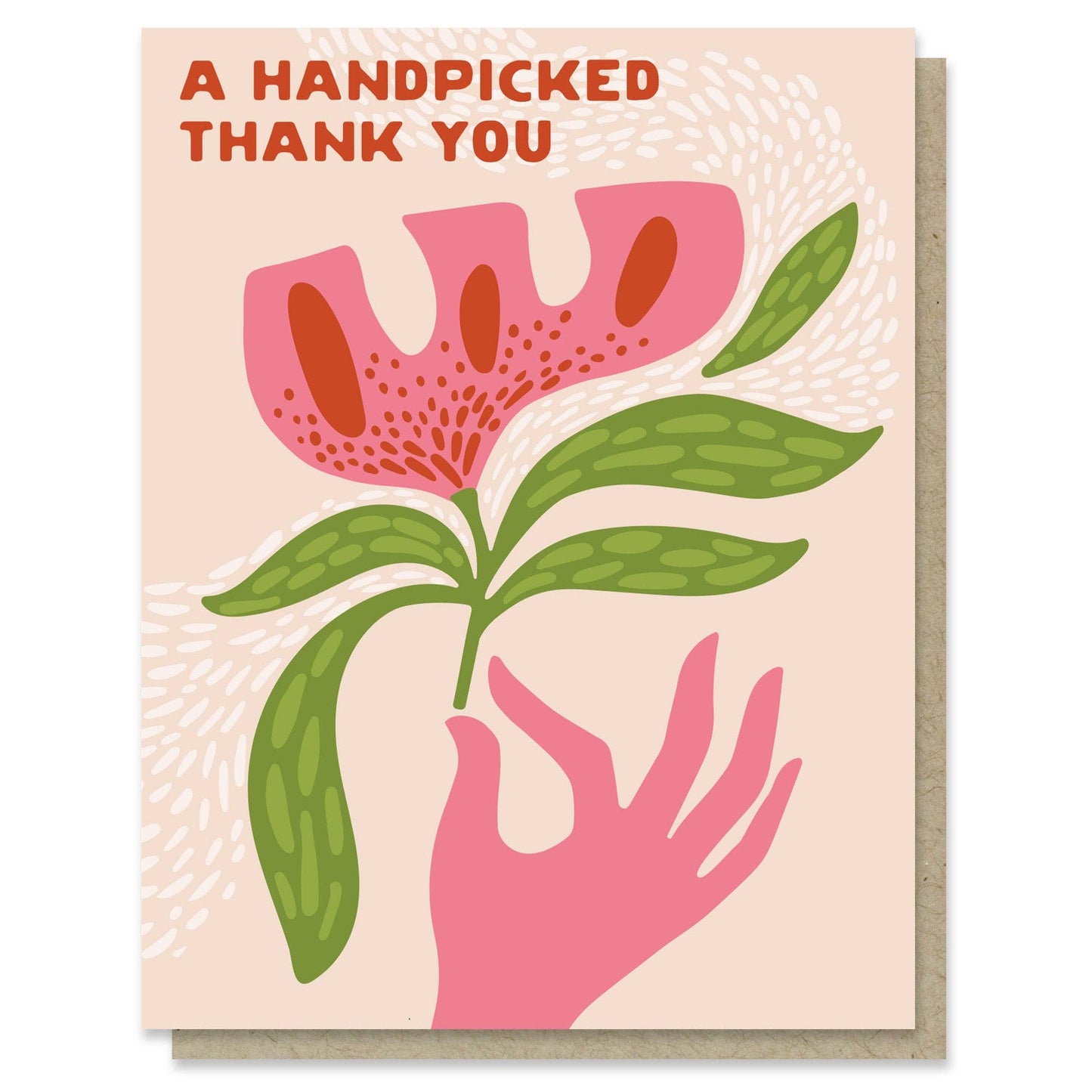 A Handpicked Thank You Flower Card - vibeboxshop