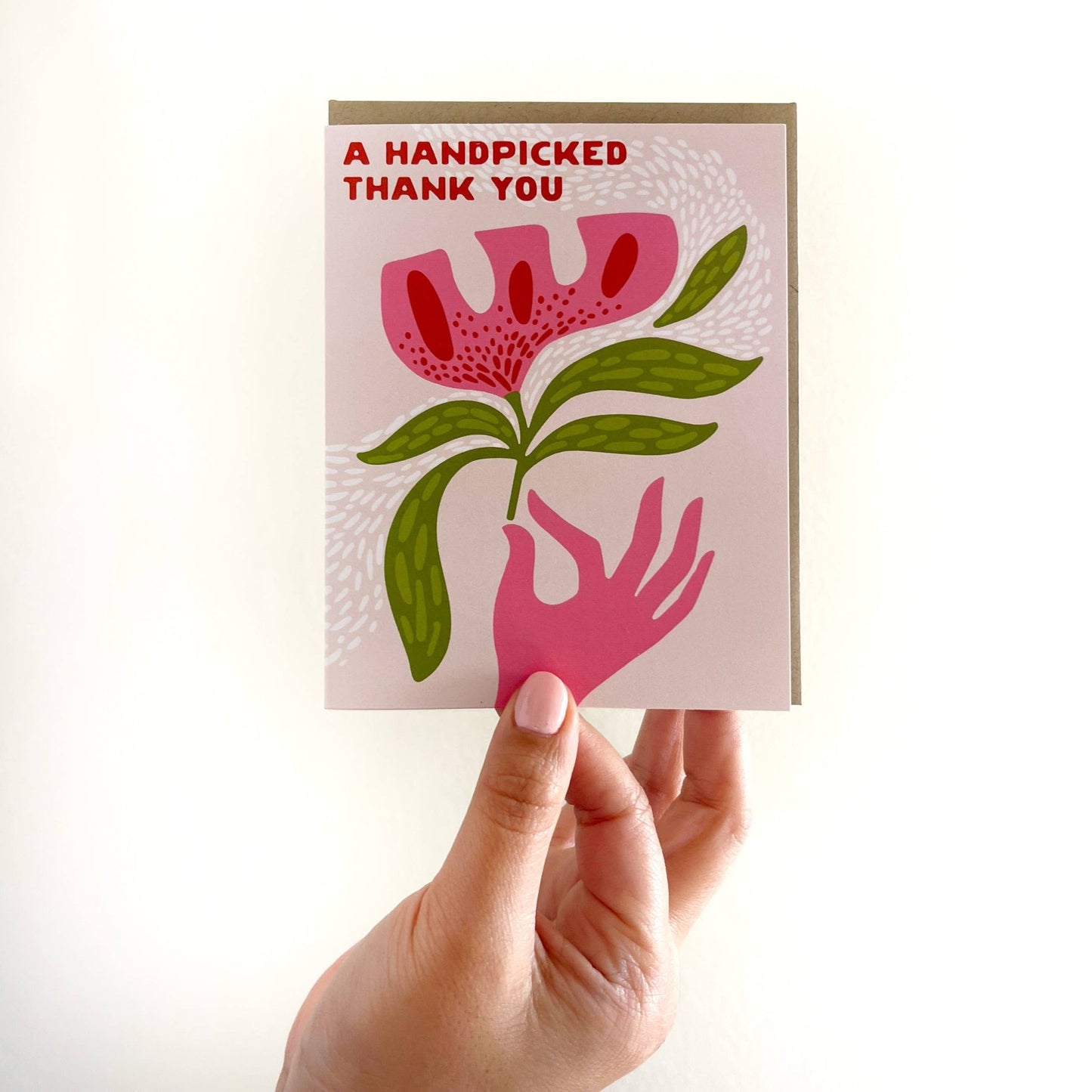 A Handpicked Thank You Flower Card - vibeboxshop