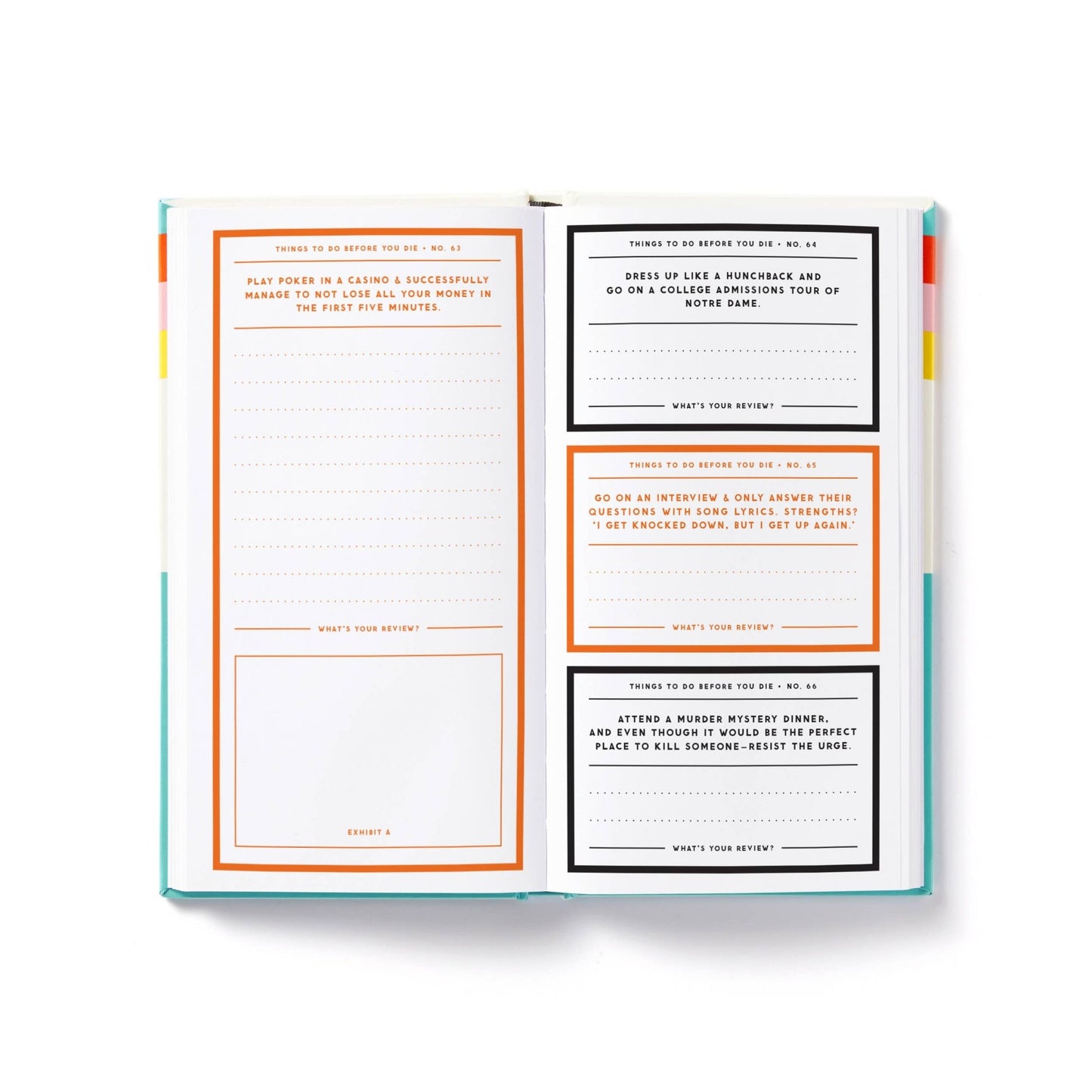 A Million Things to Do Before You Die Prompted Journal - vibeboxshop