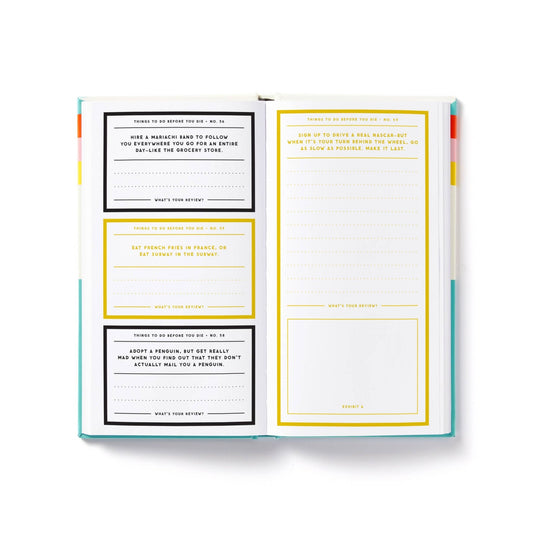 A Million Things to Do Before You Die Prompted Journal - vibeboxshop