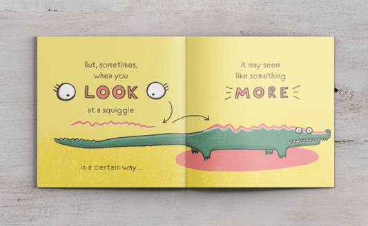 A Squiggle Is Just A Squiggle Book - vibeboxshop