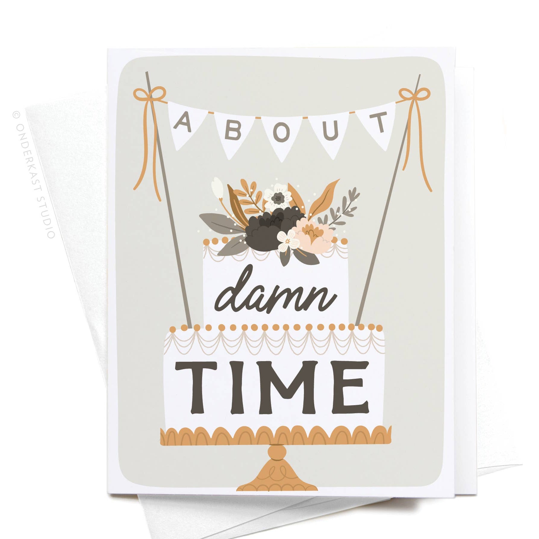 About Damn Time Greeting Card - vibeboxshop