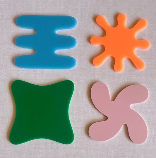 Abstract Shaped Coasters - vibeboxshop