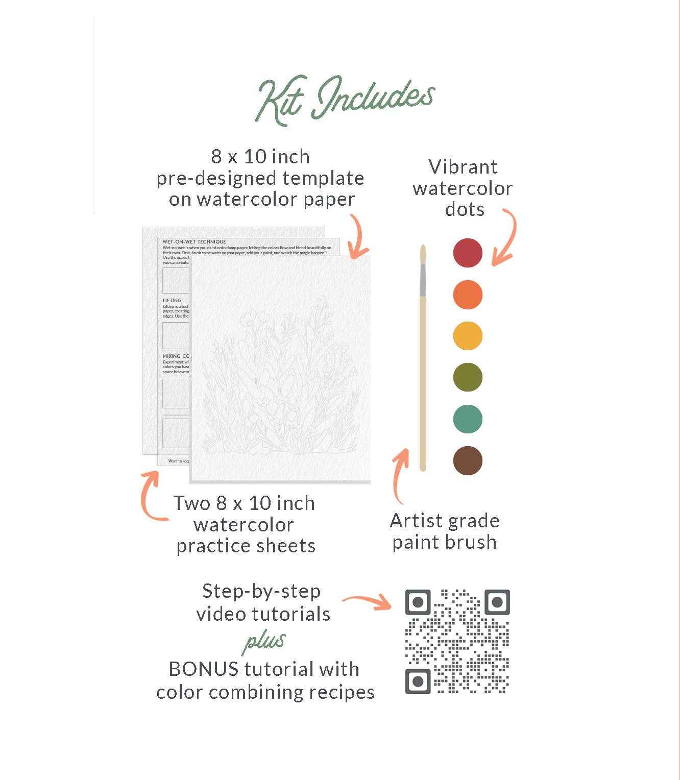 All - In - One Watercolor Kit - Mushroom Forest - vibeboxshop