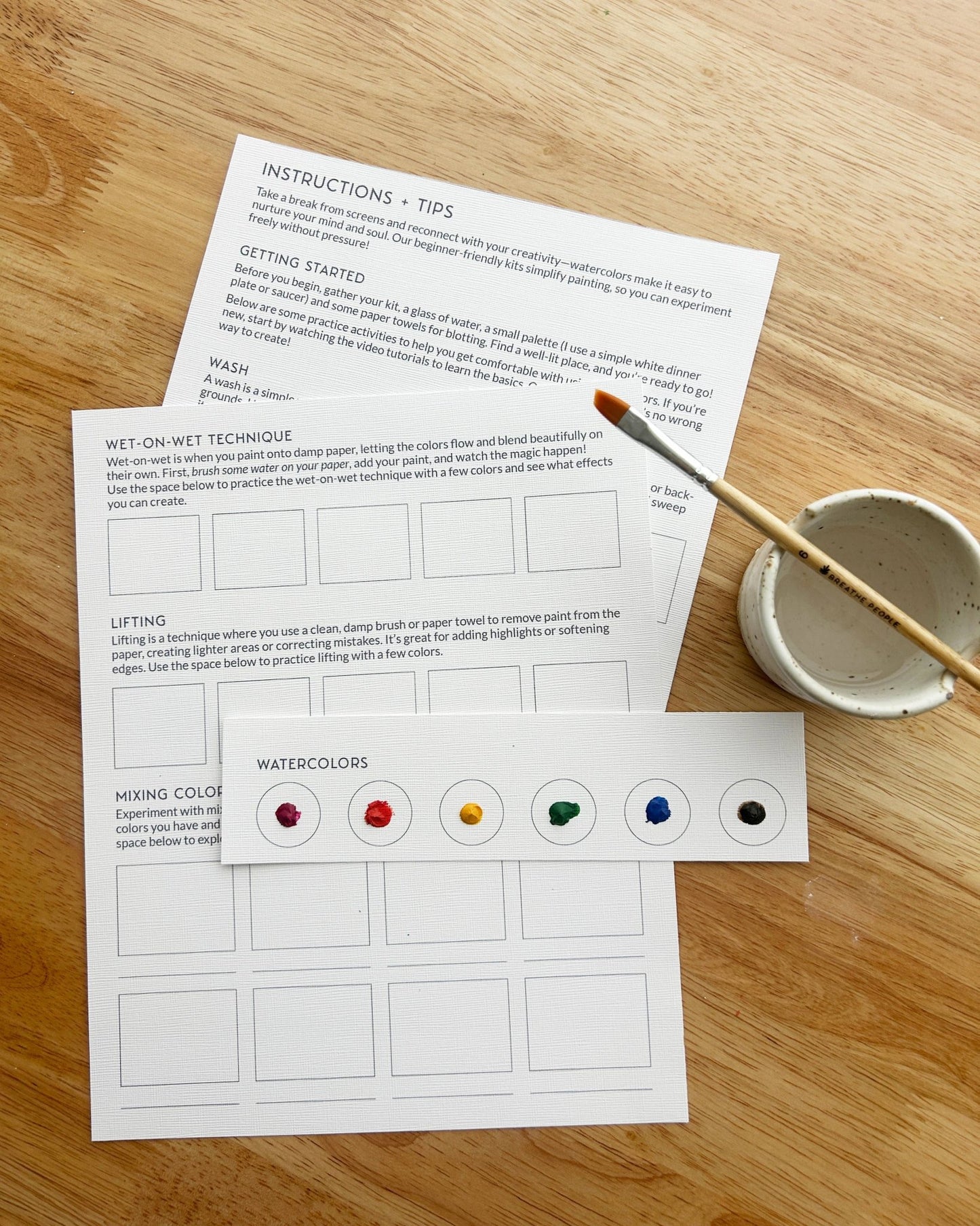 All - In - One Watercolor Kit - Mushroom Forest - vibeboxshop
