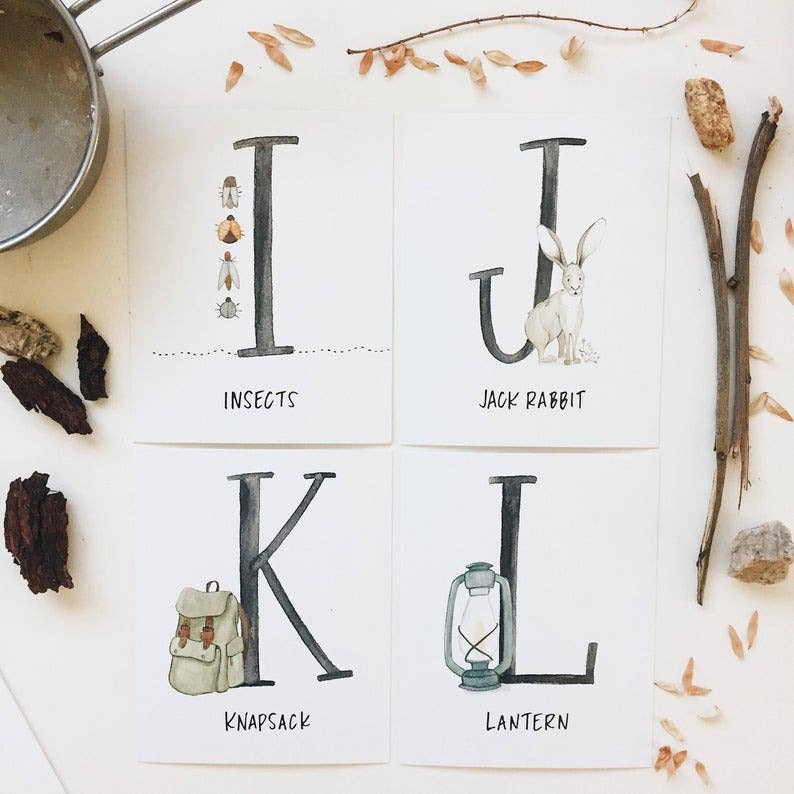 Alphabet Adventure Flash Cards | Card Set - vibeboxshop