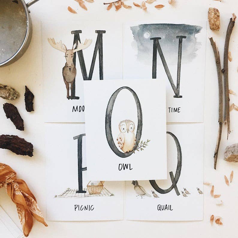 Alphabet Adventure Flash Cards | Card Set - vibeboxshop