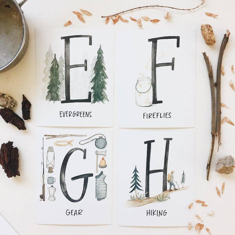 Alphabet Adventure Flash Cards | Card Set - vibeboxshop
