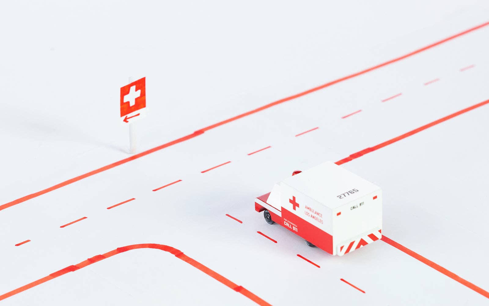 Ambulance Toy Van - vibeboxshop