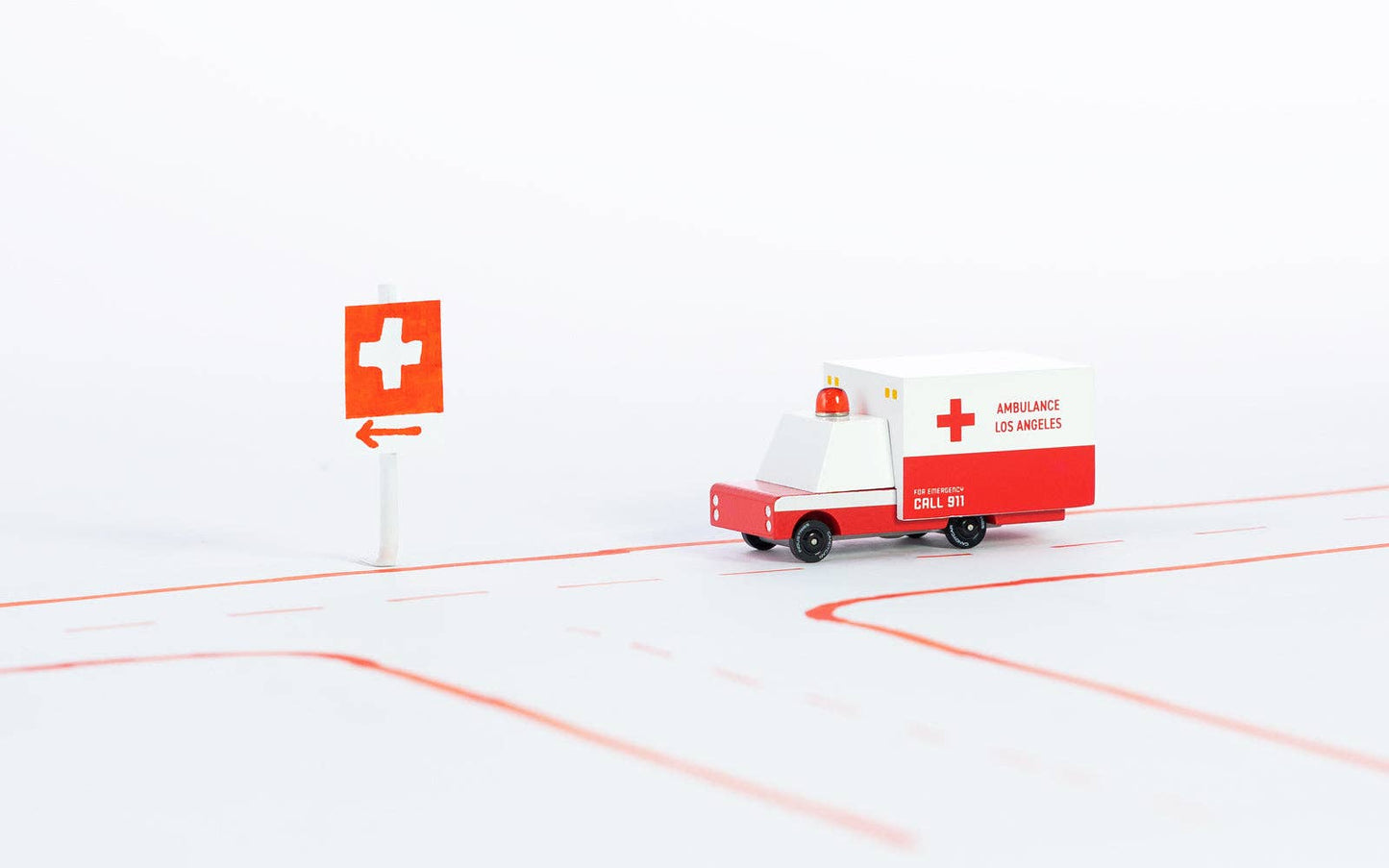 Ambulance Toy Van - vibeboxshop
