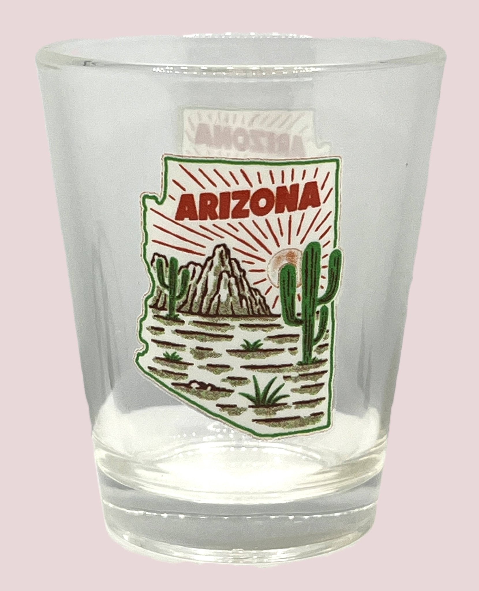 Arizona State Cactus Shot Glass - vibeboxshop