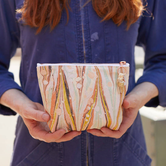 Astral Marbled Pouch Tiger Lily Large - vibeboxshop