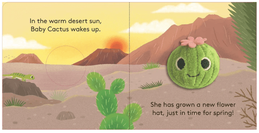 Baby Cactus: Finger Puppet Book - vibeboxshop